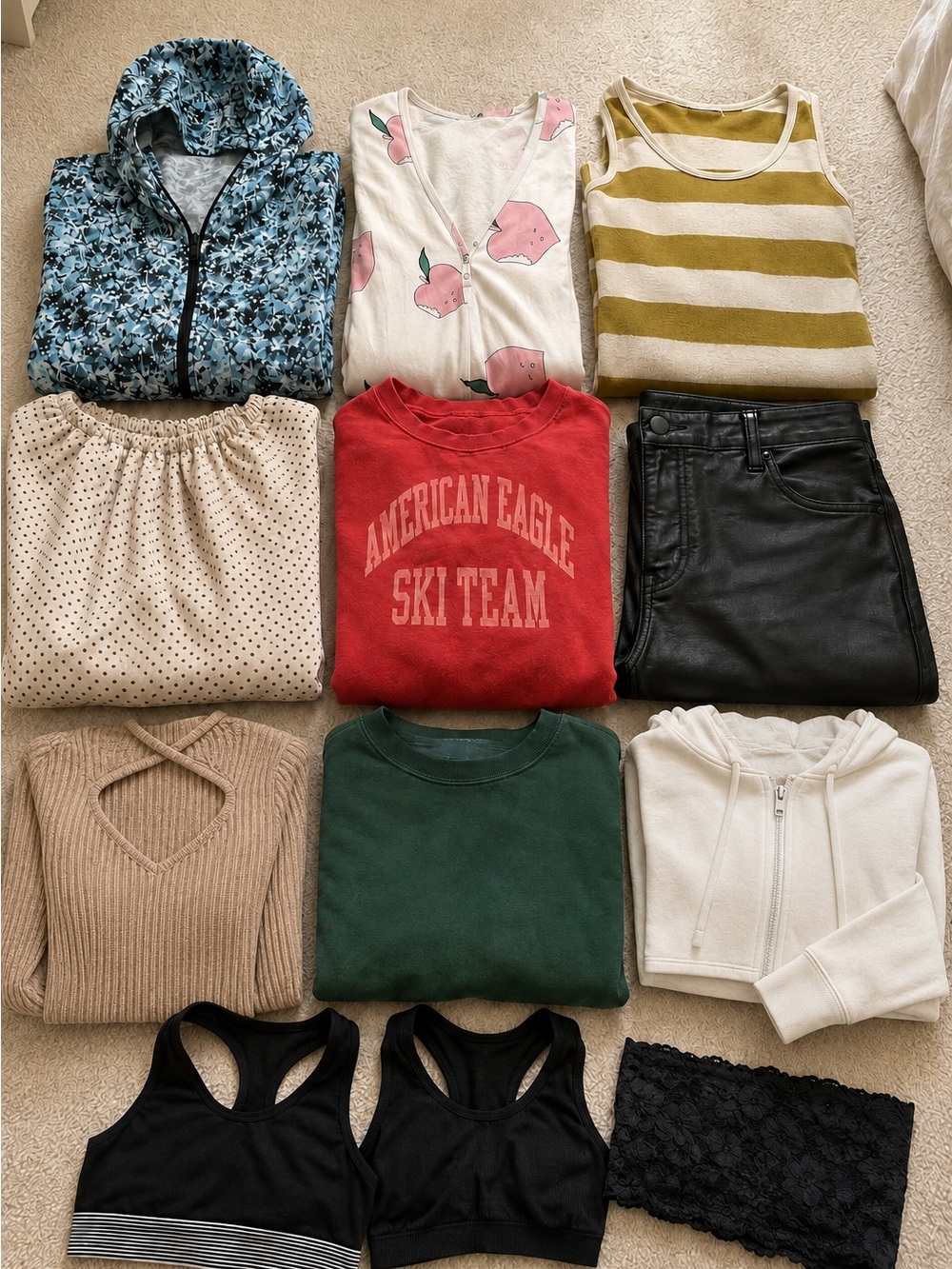 Moving Out Sale – 9-Piece Women’s Clothing Bundle + 3 Free Black Tops